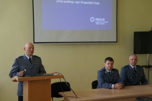 Przemówienie Komendanta Powiatowego Policji w Żywcu